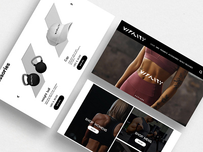 Vitality | Web UI Design adobe app design graphic design logo ui ux