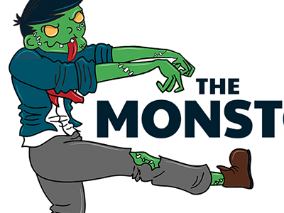 Zombie Logo illustration logo monster vector zombie