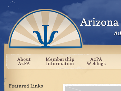 AzPA Redesign 02 arizona design textures web design website