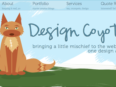 New Design Coyote color coyote design illustration logo webdesign