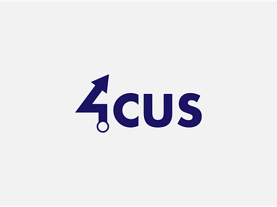 Fourcus Logo art branding design flat graphic design illustration logo print design