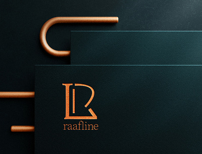 Raafline LOGO branding design fashion logo icon logo logo branding raafline simple logo unique logo