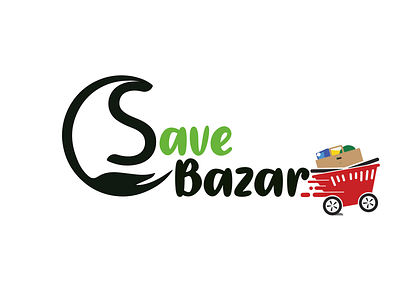 Save Bazar LOGO branding design fashion logo icon illustration logo logo branding save bazar logo vector