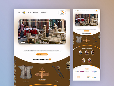 Museum website design challenge clean design explore graphic design heritage interface minimal museum museums nias ui uiux user experience user interface web website