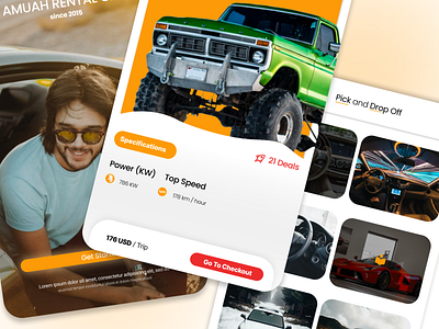 Car rental provider application