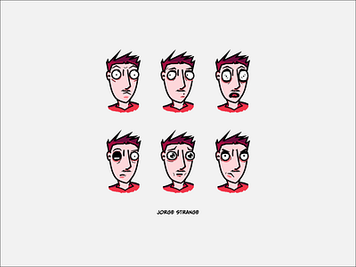 Jorge "bully" Strange crazy design draw drawing drawingart emotion emotions illustraion illustration