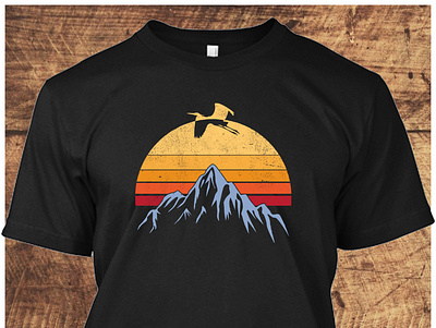 Vintage Mountain shirt design. camping graphic design illustration logo mountain nature shirt tee vintage wild