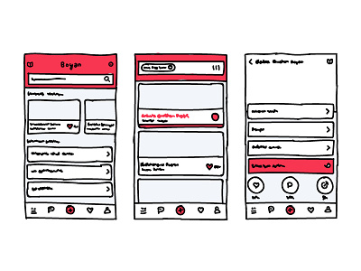 Boyan — Wireframe app sketch user interface wireframe