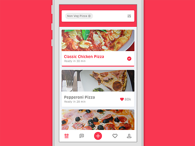 Boyan — Search app design food recipe screen search user interface