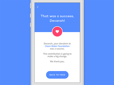 Change — Success app confirmation design page screen success user interface