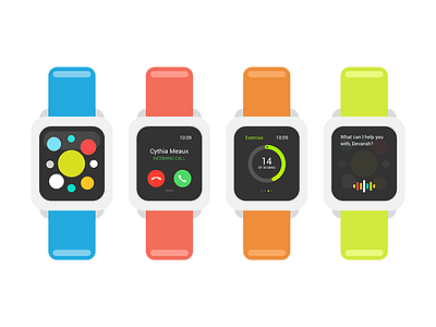Apple Watch — Illustration apple design illustration interface user watch