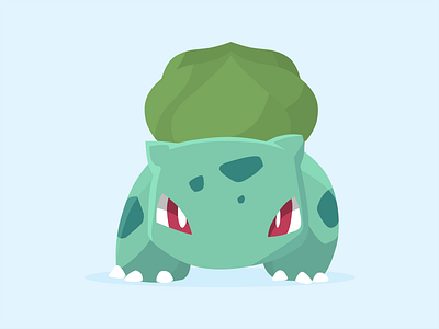 Bulbasaur — Illustration bulbasaur design illustration pokemon