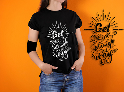 Typography Custom T-shirt Designs design free tshirt mocup illustration ladies tshirt tshirt design tshirtprinting typography typography tshirt design