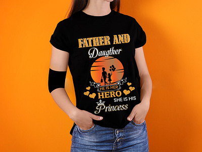 Father & Daughter Custom T-shirt Designs