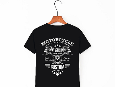 Motorcycle Custom T-shirt Designs. apparel custom t shirt design design illustration tshirt design tshirtshop typography