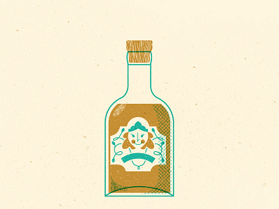 Whiskey's Family of Whiskey :: Pow-wow Botanical Rye alcohol bottle bourbon rye scotch whiskey whiskey design