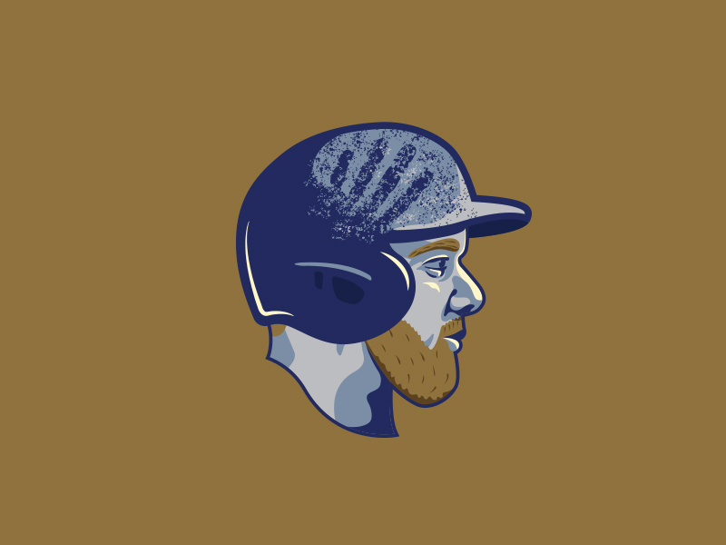 GordoNation Pine Tar Helmet by Micah Barta on Dribbble