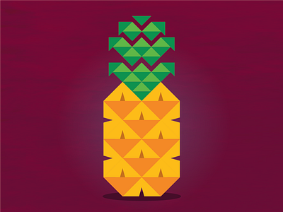 Pineapple fruit pineapple trixel