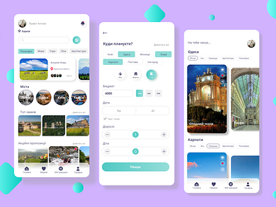 Mobille App ''Travel Ukraine''