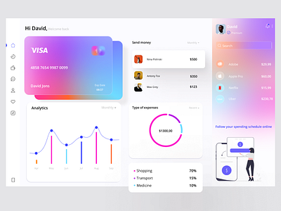 Dashboard Finance Design