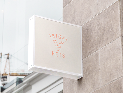 Ikigai Pets WIP branding design dog icon identity illustration logo mockup pets puppy typography vector
