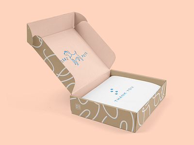 Ikigai Pets WIP Packaging Mockup animal branding design dog gift box icon identity illustration logo mockup natural packaging pet pets puppy typography vector