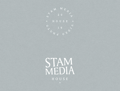 Stam Media House Identity adventure branding camping design icon identity illustration logo natural outdoor photography serif typography vector