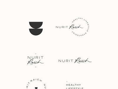 Nurit Raich Brand Identity branding cooking design icon identity logo natural nutrition typography vector website