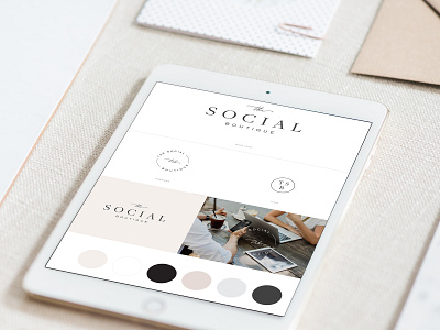 The Social Boutique brandboard