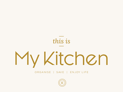 This Is My Kitchen final logo