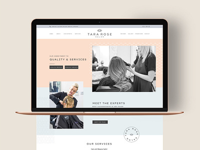 Tara Rose Website Mockup