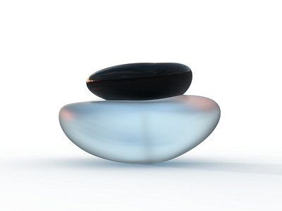 Pebble perfume bottle 3d 3d modeling design keyshot maya pebble perfume perfume bottle perfumery render sea toilet water