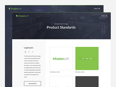 Brand Standards brand infusionsoft logos product standards style guide