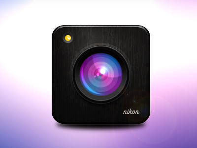 Nikon App Icon app icon ios lens nikon