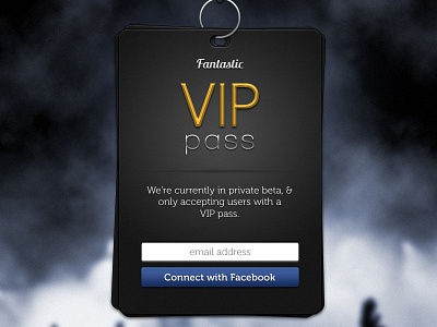 VIP Pass fantastic pass ui vip