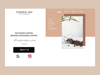 COFFEE SHOP(Home Page)