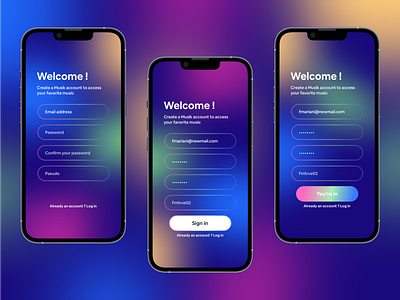 Daily UI challenge #001 - Sign up