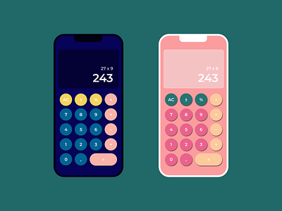 Calculator - Daily UI Challenge app calculator challenge dailyui design mobile product productdesign ui