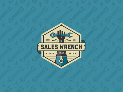 Sales Wrench branding design identity sales software