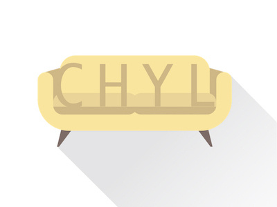 CHYL logo application branding design logo