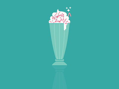 Delicious Milkshake illustrator milkshake sprinkles vector yum