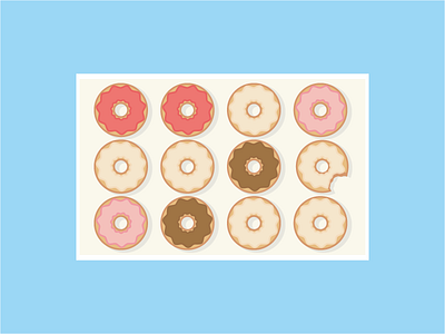 Donut be that guy donut doughnut food illustrator sweets vector