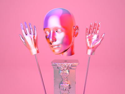 Diving into Arnold abstract arnold c4d chrome shiny