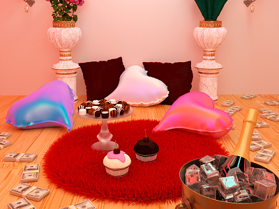 💝Valentine's Day Dreams💝 c4d candy love money valentines day