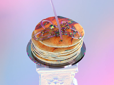 🥞ԅ(≖‿≖ԅ) abstract c4d cinema 4d pancakes