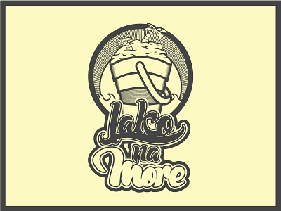 Lako na more | go easy on the sea illustrator logo sea skill summer typography