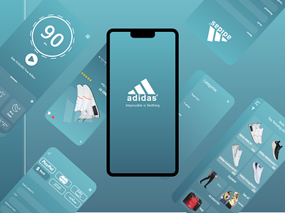Impossible is nothing-Adidas branding design ui ux