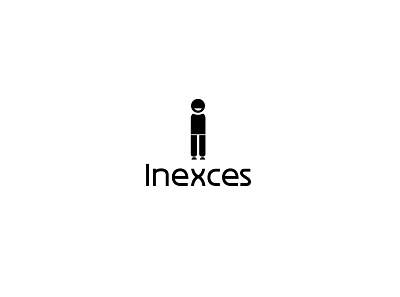 Inexces branding clean flat graphic design illustration illustrator logo logodesign minimal vector