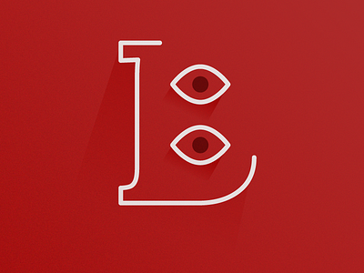B if for Browsing 36daysoftype alphabet b browsing design eyes stroke typography