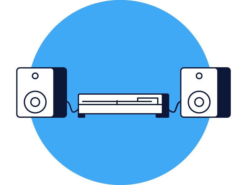 In The Grooves current illustration gif loop animation songs in the grooves vinyl speakers music